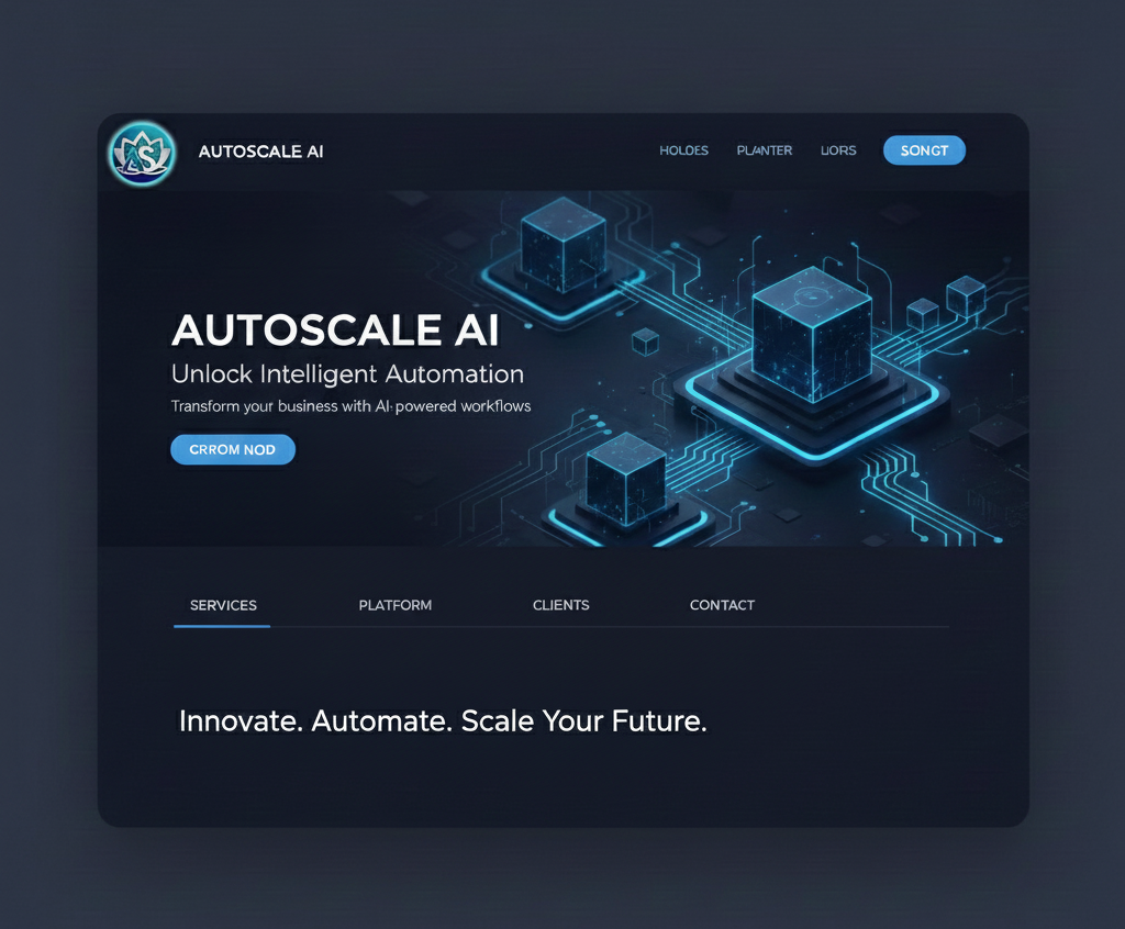 AutoScale AI automation dashboard overview