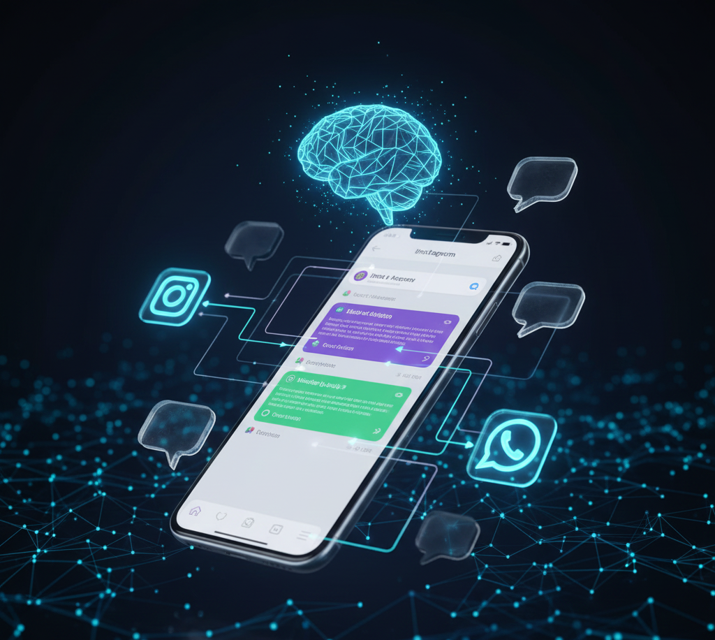 Instagram and WhatsApp automation workflow